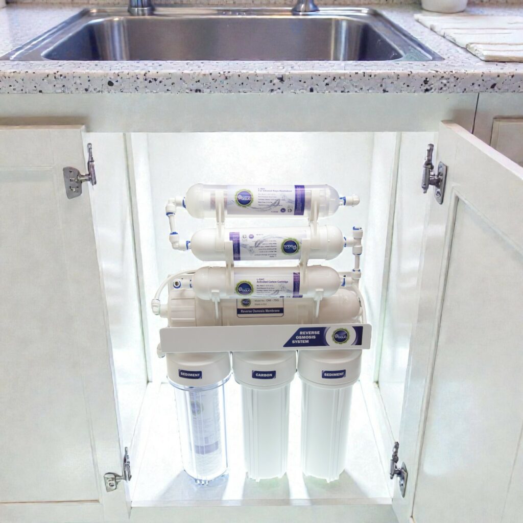 klasyczny, sprawdzony system odwróconej osmozy, z którym pracujemy od 2012 roku